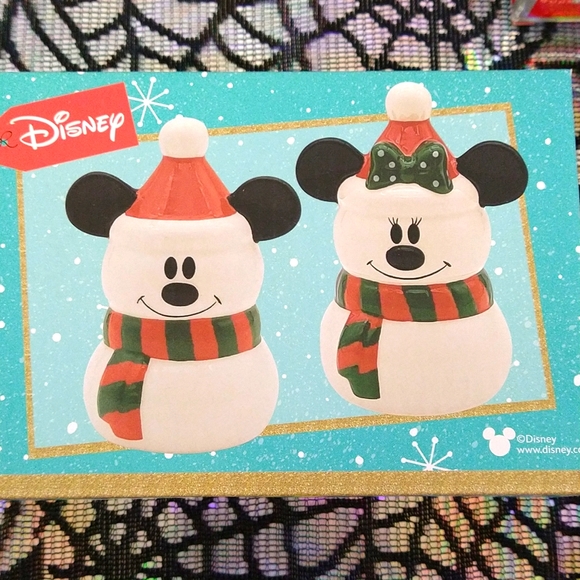 Disney Mickey and Minnie Salt & Pepper Shakers NWT - Picture 3 of 4